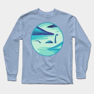 Teal Miss Nessie Long Sleeve T-Shirt